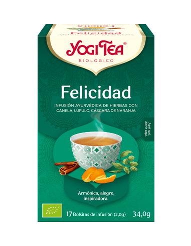 YOGI TEA - FELICIDAD (17 BOLSITAS)